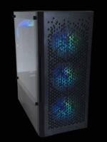 Computer case with lighting