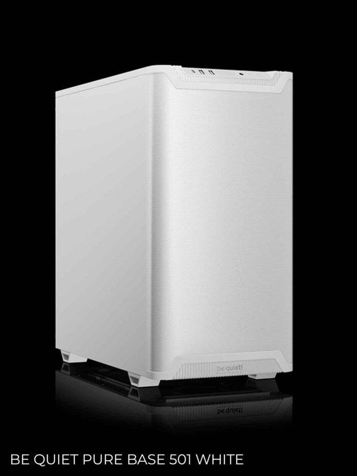 White computer case, modern design