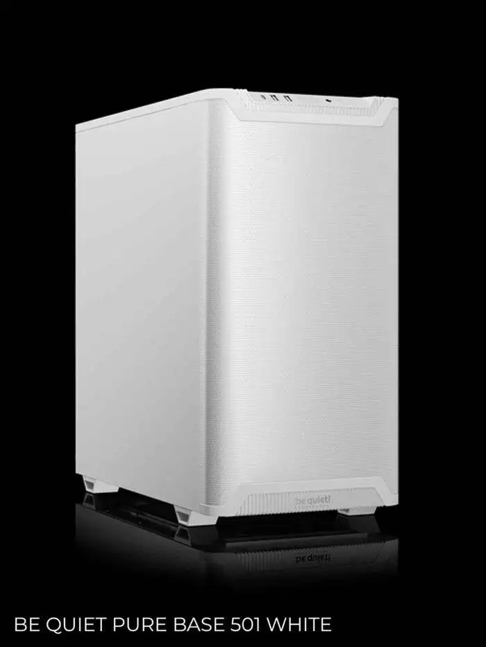 White computer case, modern design