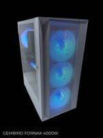 Computer case with LED lighting