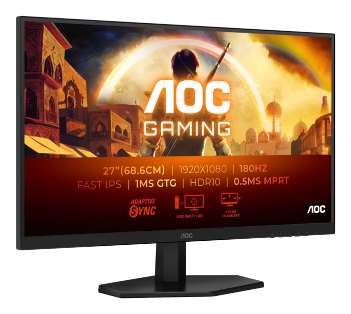 Monitorius AOC 27G42E 27 ", IPS, FHD, 180 Hz, 1 ms
