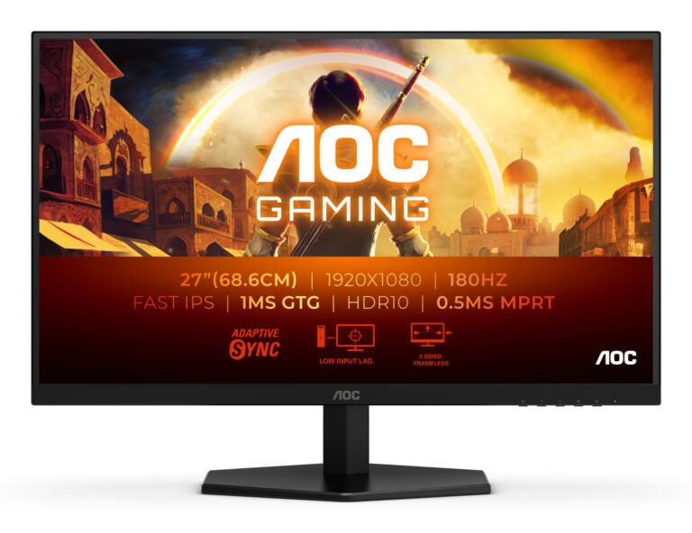 AOC 27G42E Monitor 27", IPS, FHD, 180 Hz, 1 ms