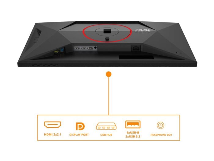 Monitorius AOC Q27G4SRU 27 ", Fast IPS, QHD, 320 Hz, 0.3 ms