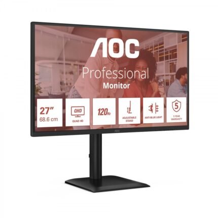 AOC Q27E4CV 27" Monitor, IPS, QHD, 120 Hz, 4 ms
