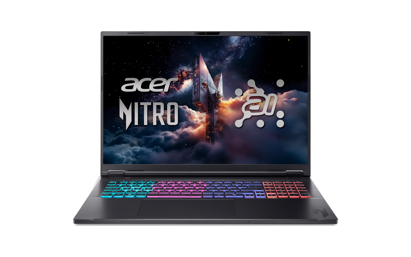 Acer | Nitro 18 AI AN18-61-R25V | Obsidian Black | 18" | IPS | WQXGA | 2560 x 1600 pixels | AMD Ryzen AI 7 | 350 | 16 GB | DDR5 | Solid-state drive capacity 1000 GB | NVIDIA GeForce RTX 5060 | GDDR7 | 8 GB | Windows 11 Home | 802.11ax | Bluetooth version 5.3 | Keyboard language US international | Keyboard backlit | Warranty 24 month(s) Acer | Nitro 18 AI AN18-61-R25V | Obsidian Black | 18" | IPS | WQXGA | 2560 x 1600 pixels | AMD Ryzen AI 7 | 350 | 16 GB | DDR5 | Solid-state drive capacity 1000 GB | NVIDIA GeForce RTX 5060 | GDDR7 | 8 GB | Windows 11 Home | 802.11ax | Bluetooth version 5.3 | Keyboard language US international | Keyboard backlit | Warranty 24 month(s)