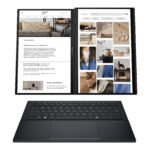 Asus | Zenbook Duo UX8406CA-QL287W | Inkwell Gray | 14" | OLED | Touchscreen | FHD | 1920 x 1200 pixels | Intel Core Ultra 7 | 255H | 16 GB | LPDDR5X | Solid-state drive capacity 1000 GB | Intel Arc Graphics | Windows 11 Home | 802.11be | Bluetooth version 5.4 | Keyboard language US international | Keyboard backlit | Warranty 24 month(s) | Battery warranty 12 month(s)