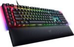 Razer BlackWidow V4 Mechanical Keyboard, RGB, Yellow Switches, US, Black