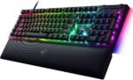 Razer BlackWidow V4 Mechanical Keyboard, RGB, Yellow Switches, US, Black
