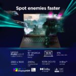 Lenovo Legion Pro 5 16IAX10, 16", WQXGA OLED, Intel Core Ultra 7 255HX, 32GB DDR5, 1TB SSD, GeForce RTX 5070 8GB GDDR7, Windows 11 Home, Eclipse Black