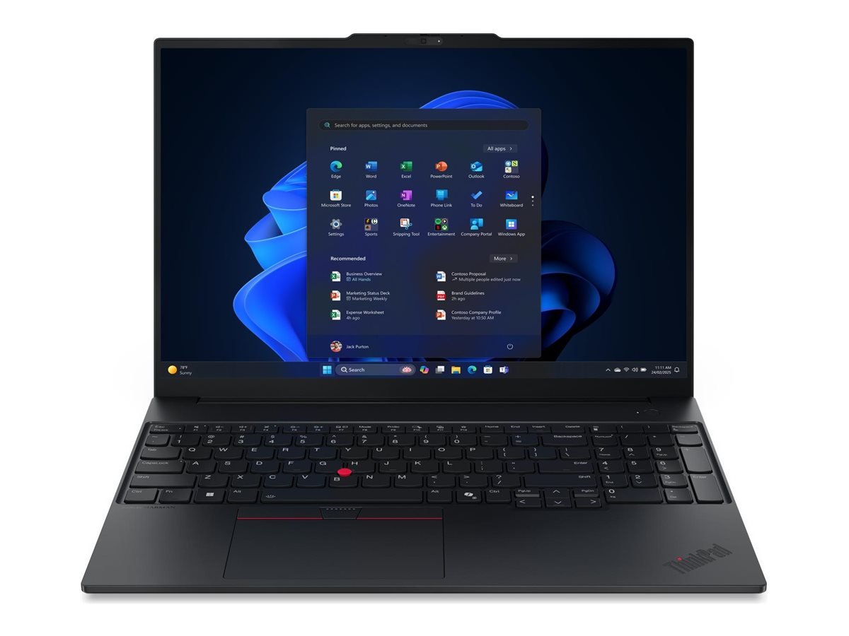 Lenovo ThinkPad E16 G3 AMD | Black | 16" | IPS | WUXGA | 1920 x 1200 pixels | Anti-glare | AMD Ryzen 5 | 230 | 16 GB | SO-DIMM DDR5 | Solid-state drive capacity 512 GB | AMD Radeon 760M Graphics | Windows 11 Pro | 802.11ax | Bluetooth version 5.3 | Keyboard language English | Keyboard backlit | Warranty 36 month(s) | Battery warranty 12 month(s) Lenovo ThinkPad E16 G3 AMD | Black | 16" | IPS | WUXGA | 1920 x 1200 pixels | Anti-glare | AMD Ryzen 5 | 230 | 16 GB | SO-DIMM DDR5 | Solid-state drive capacity 512 GB | AMD Radeon 760M Graphics | Windows 11 Pro | 802.11ax | Bluetooth version 5.3 | Keyboard language English | Keyboard backlit | Warranty 36 month(s) | Battery warranty 12 month(s)