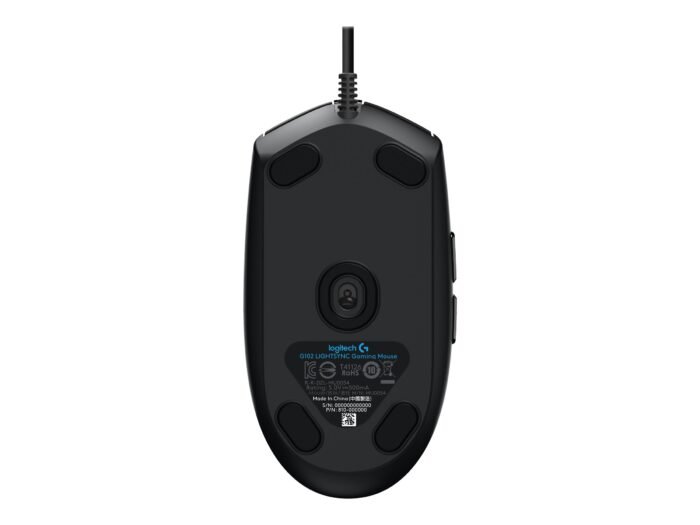 Logitech G102 LIGHTSYNC gaming mouse, wired, USB, Black