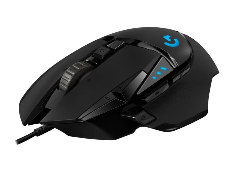 Logitech G502 Gaming Mouse, Wired, Black