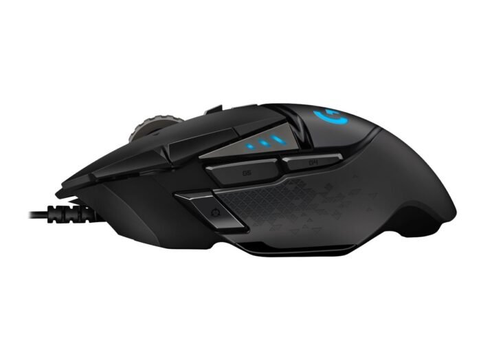 Logitech G502 Gaming Mouse, Wired, Black