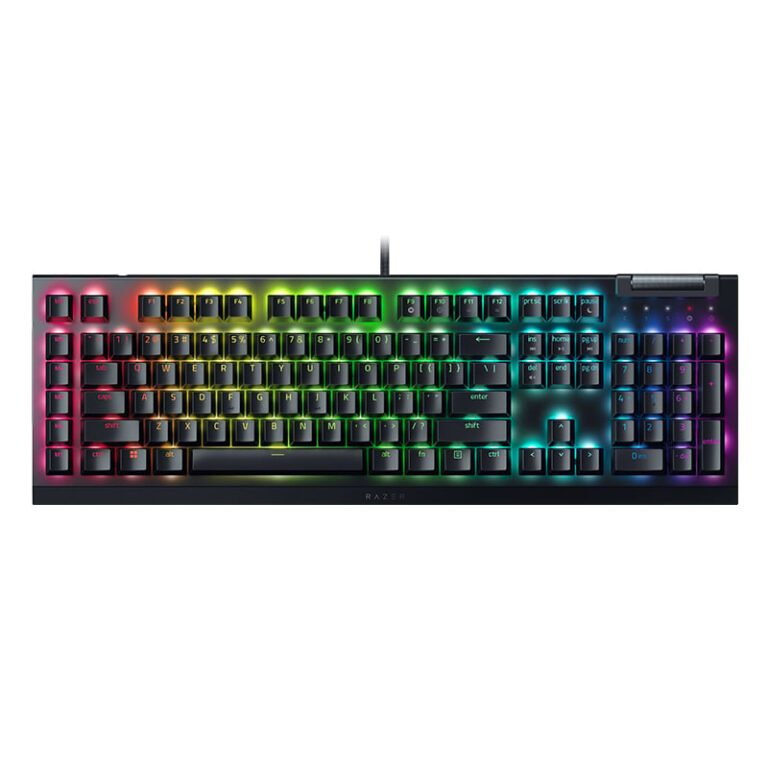 Razer BlackWidow V4 X Mechanical Keyboard, Yellow Switches