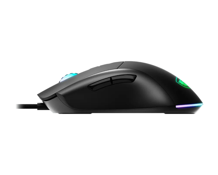 MSI FORGE GM320 Gaming Mouse, optical, wired, 12800 DPI, USB 2.0, Black