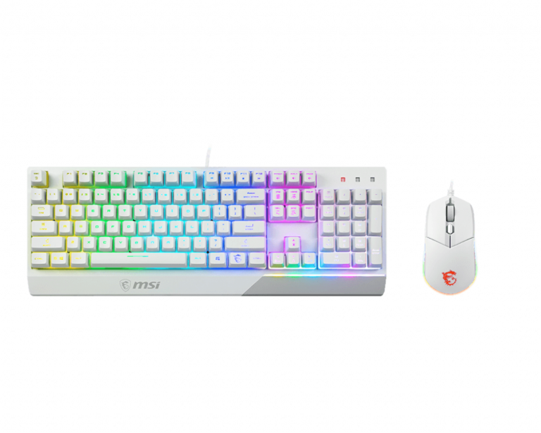 MSI Vigor GK30 COMBO WHITE, Keyboard and Mouse Set