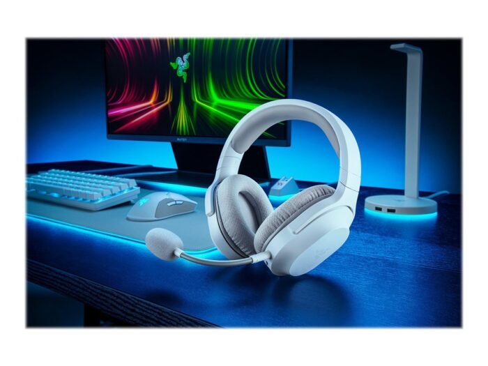 Razer Barracuda X Gaming Headset, Wireless, Mercury White