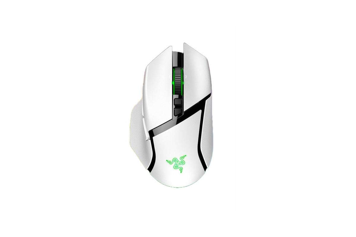 Razer Basilisk V3 Pro Gaming Mouse, Wireless, Bluetooth, White
