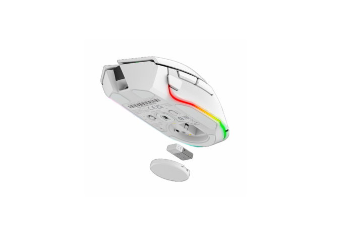 Razer Basilisk V3 Pro Gaming Mouse, Wireless, Bluetooth, White