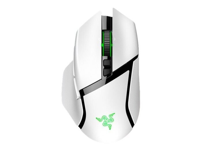 Razer Basilisk V3 Pro Gaming Mouse, Wireless, Bluetooth, White