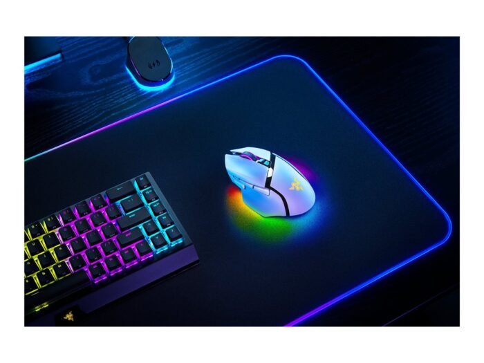 Razer Basilisk V3 Pro Gaming Mouse, Wireless, Bluetooth, White