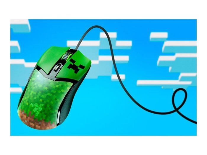 Razer Cobra Minecraft Edition gaming mouse, wired, Minecraft Edition, Black