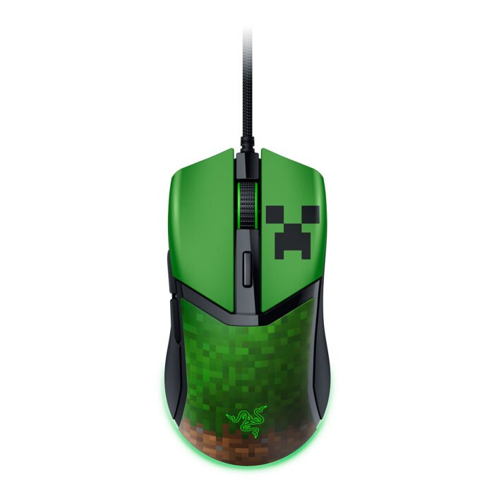 Razer Cobra Minecraft Edition gaming mouse, wired, Minecraft Edition, Black