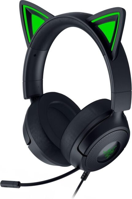 Razer Kraken Kitty V3 X Gaming Headset, wired, Over-Ear, with microphone, Black