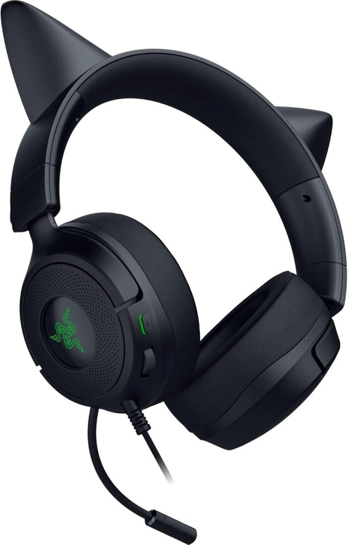 Razer Kraken Kitty V3 X Gaming Headset, wired, Over-Ear, with microphone, Black