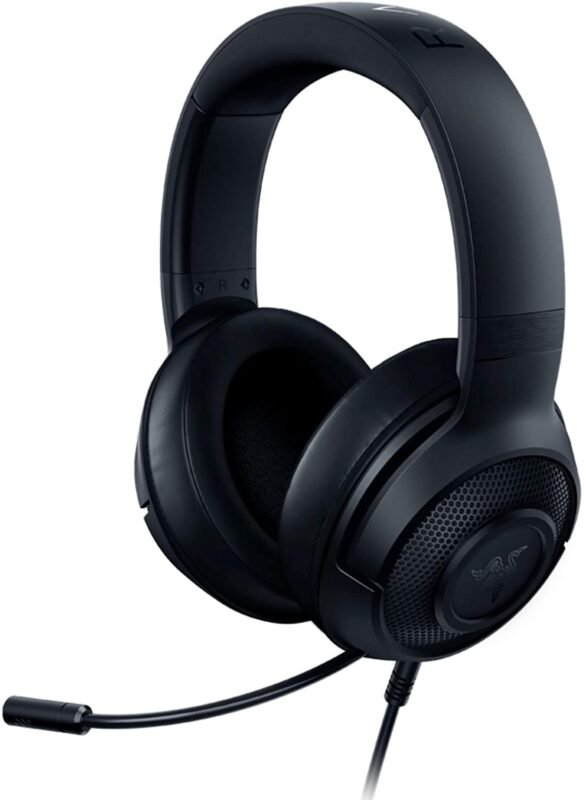 Razer Kraken X Lite Gaming Headset, Wired, Over-Ear, with Microphone, Black