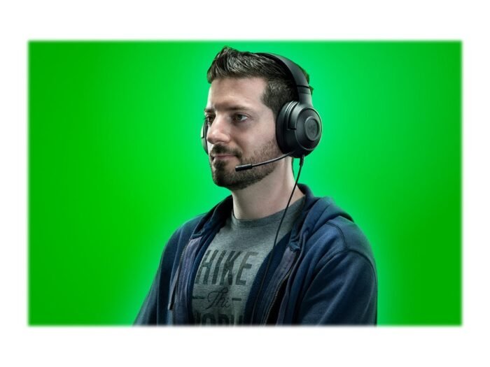 Razer Kraken X Lite Gaming Headset, Wired, Over-Ear, with Microphone, Black
