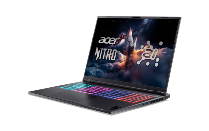 Acer | Nitro 18 AI AN18-61-R25V | Obsidian Black | 18" | IPS | WQXGA | 2560 x 1600 pixels | AMD Ryzen AI 7 | 350 | 16 GB | DDR5 | Solid-state drive capacity 1000 GB | NVIDIA GeForce RTX 5060 | GDDR7 | 8 GB | Windows 11 Home | 802.11ax | Bluetooth version 5.3 | Keyboard language US international | Keyboard backlit | Warranty 24 month(s)