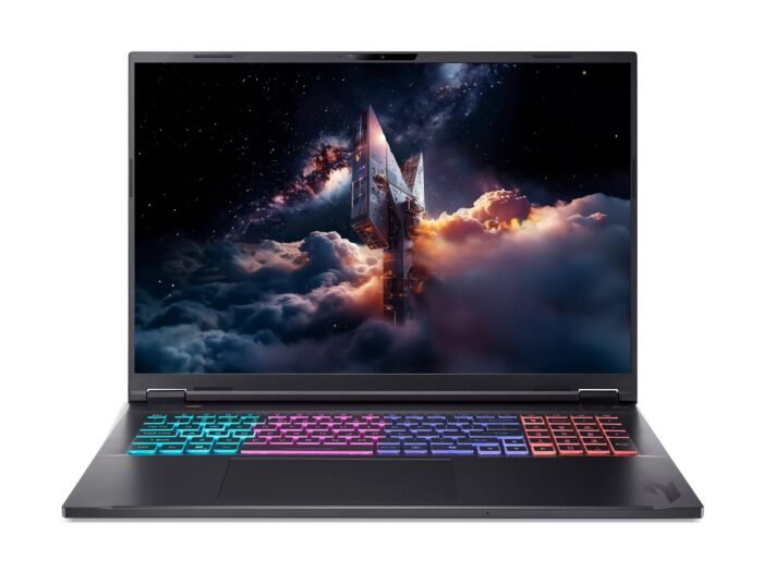 Acer | Nitro 18 AI AN18-61-R25V | Obsidian Black | 18" | IPS | WQXGA | 2560 x 1600 pixels | AMD Ryzen AI 7 | 350 | 16 GB | DDR5 | Solid-state drive capacity 1000 GB | NVIDIA GeForce RTX 5060 | GDDR7 | 8 GB | Windows 11 Home | 802.11ax | Bluetooth version 5.3 | Keyboard language US international | Keyboard backlit | Warranty 24 month(s)