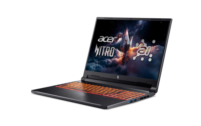Acer | Nitro V 16 AI ANV16-42-R1PE | Shale Black | 16" | IPS | WUXGA | 1920 x 1200 pixels | AMD Ryzen 5 | 240 | 16 GB | DDR5 | Solid-state drive capacity 512 GB | NVIDIA GeForce RTX 5050 | GDDR7 | 8 GB | Windows 11 Home | 802.11ax | Bluetooth version 5.3 | Keyboard language US international | Keyboard backlit | Warranty 24 month(s)