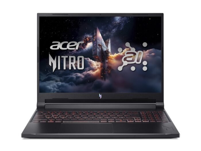 Acer | Nitro V 16 AI ANV16-42-R1PE | Shale Black | 16" | IPS | WUXGA | 1920 x 1200 pixels | AMD Ryzen 5 | 240 | 16 GB | DDR5 | Solid-state drive capacity 512 GB | NVIDIA GeForce RTX 5050 | GDDR7 | 8 GB | Windows 11 Home | 802.11ax | Bluetooth version 5.3 | Keyboard language US international | Keyboard backlit | Warranty 24 month(s)