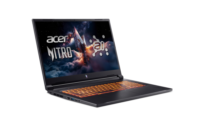 Acer | Nitro V 17 AI ANV17-41-R27Z | Obsidian Black | 17.3" | IPS | QHD | 2560 x 1440 pixels | AMD Ryzen 7 | 260 | 32 GB | DDR5 | Solid-state drive capacity 1000 GB | NVIDIA GeForce RTX 5060 | GDDR7 | 8 GB | Windows 11 Home | 802.11ax | Bluetooth version 5.3 | Keyboard language US international | Keyboard backlit | Warranty 24 month(s)