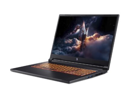 Acer | Nitro V 17 AI ANV17-41-R27Z | Obsidian Black | 17.3" | IPS | QHD | 2560 x 1440 pixels | AMD Ryzen 7 | 260 | 32 GB | DDR5 | Solid-state drive capacity 1000 GB | NVIDIA GeForce RTX 5060 | GDDR7 | 8 GB | Windows 11 Home | 802.11ax | Bluetooth version 5.3 | Keyboard language US international | Keyboard backlit | Warranty 24 month(s)