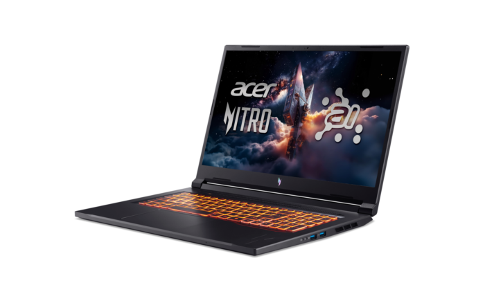 Acer | Nitro V 17 AI ANV17-41-R3C8 | Obsidian Black | 17.3" | IPS | FHD | 1920 x 1080 pixels | AMD Ryzen 5 | 240 | 16 GB | DDR5 | Solid-state drive capacity 512 GB | NVIDIA GeForce RTX 5050 | GDDR7 | 8 GB | Windows 11 Home | 802.11ax | Bluetooth version 5.3 | Keyboard language US international | Keyboard backlit | Warranty 24 month(s)