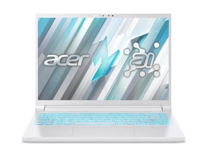 Acer | Nitro V14 ANV14-62-R419 | Pearl White | 14.5" | IPS | WQXGA | 2560 x 1600 pixels | AMD Ryzen AI 5 | 340 | 16 GB | DDR5 | Solid-state drive capacity 1000 GB | NVIDIA GeForce RTX 5060 | GDDR7 | 8 GB | Windows 11 Pro | 802.11ax | Bluetooth version 5.3 | Keyboard language US international | Keyboard backlit | Warranty 24 month(s)