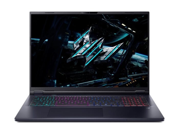 Acer | Predator Helios Neo 18 AI PHN18-72-75PV | Abyssal Black | 18" | IPS | WQXGA | 2560 x 1600 pixels | Intel Core Ultra 7 | 255HX | 32 GB | DDR5 | Solid-state drive capacity 1000 GB | NVIDIA GeForce RTX 5060 | GDDR7 | 8 GB | Windows 11 Home | 802.11ax | Bluetooth version 5.3 | Keyboard language US international | Keyboard backlit | Warranty 24 month(s)