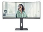 AOC | CU34P3CV | 34" | VA | 21:9 | 100 Hz | 4 ms | 3440 x 1440 pixels | HDMI ports quantity 1