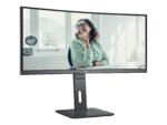 AOC | CU34P3CV | 34" | VA | 21:9 | 100 Hz | 4 ms | 3440 x 1440 pixels | HDMI ports quantity 1