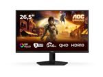 AOC Q27G41ZDF | 27" | QD-OLED | QHD | 16:9 | 240 Hz | 0.03 ms | 2560 x 1440 pixels | 400 cd/m² | HDMI ports quantity 1 | Black