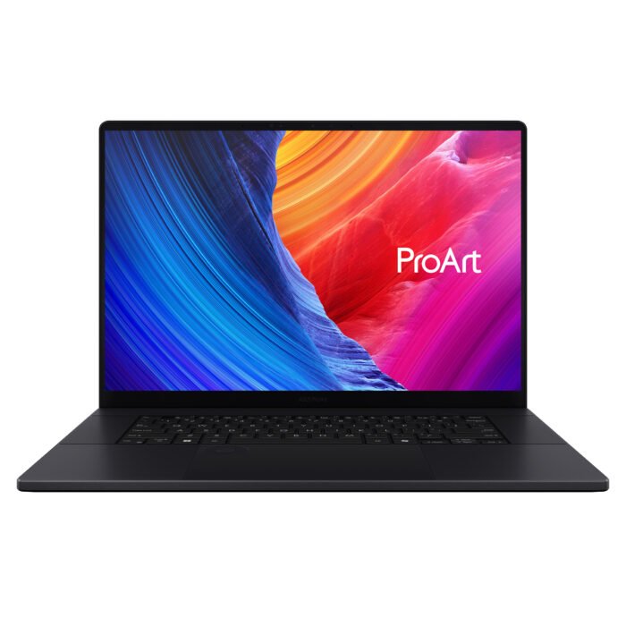 Asus | ProArt P16 H7606WP-RJ079X | Nano Black | 16" | OLED | Touchscreen | 3K | 2880 x 1800 pixels | 120 Hz | Glossy | AMD Ryzen AI 9 | HX370 | 64 GB | LPDDR5X | Solid-state drive capacity 2000 GB | NVIDIA GeForce RTX 5070 | GDDR7 | 8 GB | Windows 11 Pro | 802.11be | Keyboard language US international | Keyboard backlit | Warranty 24 month(s) | Battery warranty 12 month(s)