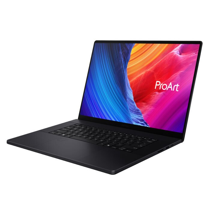 Asus | ProArt P16 H7606WP-RJ079X | Nano Black | 16" | OLED | Touchscreen | 3K | 2880 x 1800 pixels | 120 Hz | Glossy | AMD Ryzen AI 9 | HX370 | 64 GB | LPDDR5X | Solid-state drive capacity 2000 GB | NVIDIA GeForce RTX 5070 | GDDR7 | 8 GB | Windows 11 Pro | 802.11be | Keyboard language US international | Keyboard backlit | Warranty 24 month(s) | Battery warranty 12 month(s)
