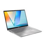 Asus Vivobook S14 | Cool Silver | 14" | IPS | WUXGA | 60 Hz | 1920 x 1200 pixels | Anti-glare | Intel Core i5 | i5-13420H | 16 GB | DDR5 | Solid-state drive capacity 512 GB | Intel Graphics | Windows 11 Home | 802.11ax | Bluetooth version 5.3 | Keyboard language US international | Keyboard backlit | Battery warranty 12 month(s) | Warranty 24 month(s)