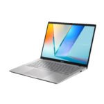 Asus Vivobook S14 | Cool Silver | 14" | IPS | WUXGA | 60 Hz | 1920 x 1200 pixels | Anti-glare | Intel Core i5 | i5-13420H | 16 GB | DDR5 | Solid-state drive capacity 512 GB | Intel Graphics | Windows 11 Home | 802.11ax | Bluetooth version 5.3 | Keyboard language US international | Keyboard backlit | Battery warranty 12 month(s) | Warranty 24 month(s)