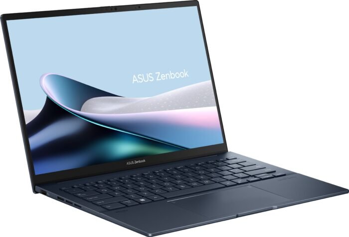 Asus | Zenbook 14 UX3405CA-PZ217W | Ponder Blue | 14 " | OLED | Touchscreen | 3K | 2880 x 1800 pixels | 120 Hz | Glossy | Intel Core Ultra 7 | 255H | 32 GB | LPDDR5X | Solid-state drive capacity 1000 GB | Intel Graphics | Windows 11 Home | 802.11be | Bluetooth version 5.4 | Keyboard language US international | Keyboard backlit | Warranty 24 month(s) | Battery warranty 12 month(s)