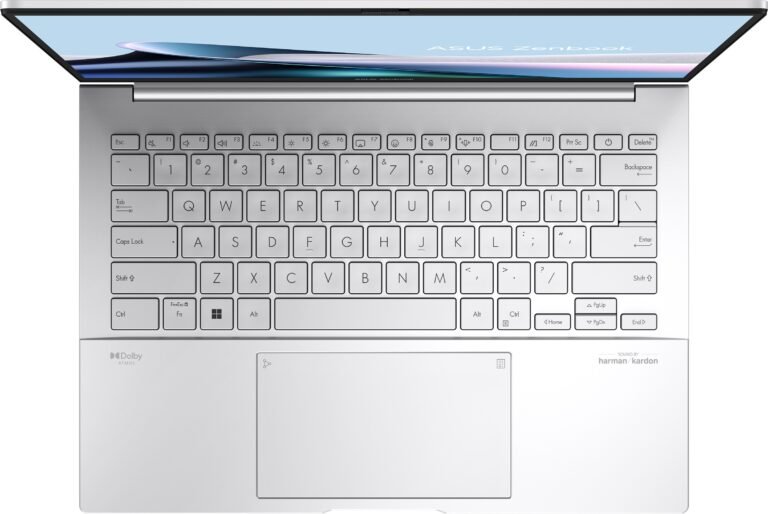 Asus | Zenbook 14 UX3405CA-QL219W | Foggy Silver | 14" | OLED | Touchscreen | WUXGA | 1920 x 1200 pixels | 60 Hz | Glossy | Intel Core Ultra 5 | 225H | 16 GB | LPDDR5X | Solid-state drive capacity 512 GB | Intel Graphics | Windows 11 Home | 802.11be | Bluetooth version 5.4 | Keyboard language US international | Keyboard backlit | Warranty 24 month(s) | Battery warranty 12 month(s)