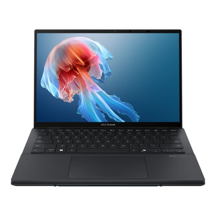 Asus | Zenbook Duo UX8406CA-QL287W | Inkwell Gray | 14" | OLED | Touchscreen | FHD | 1920 x 1200 pixels | Intel Core Ultra 7 | 255H | 16 GB | LPDDR5X | Solid-state drive capacity 1000 GB | Intel Arc Graphics | Windows 11 Home | 802.11be | Bluetooth version 5.4 | Keyboard language US international | Keyboard backlit | Warranty 24 month(s) | Battery warranty 12 month(s)